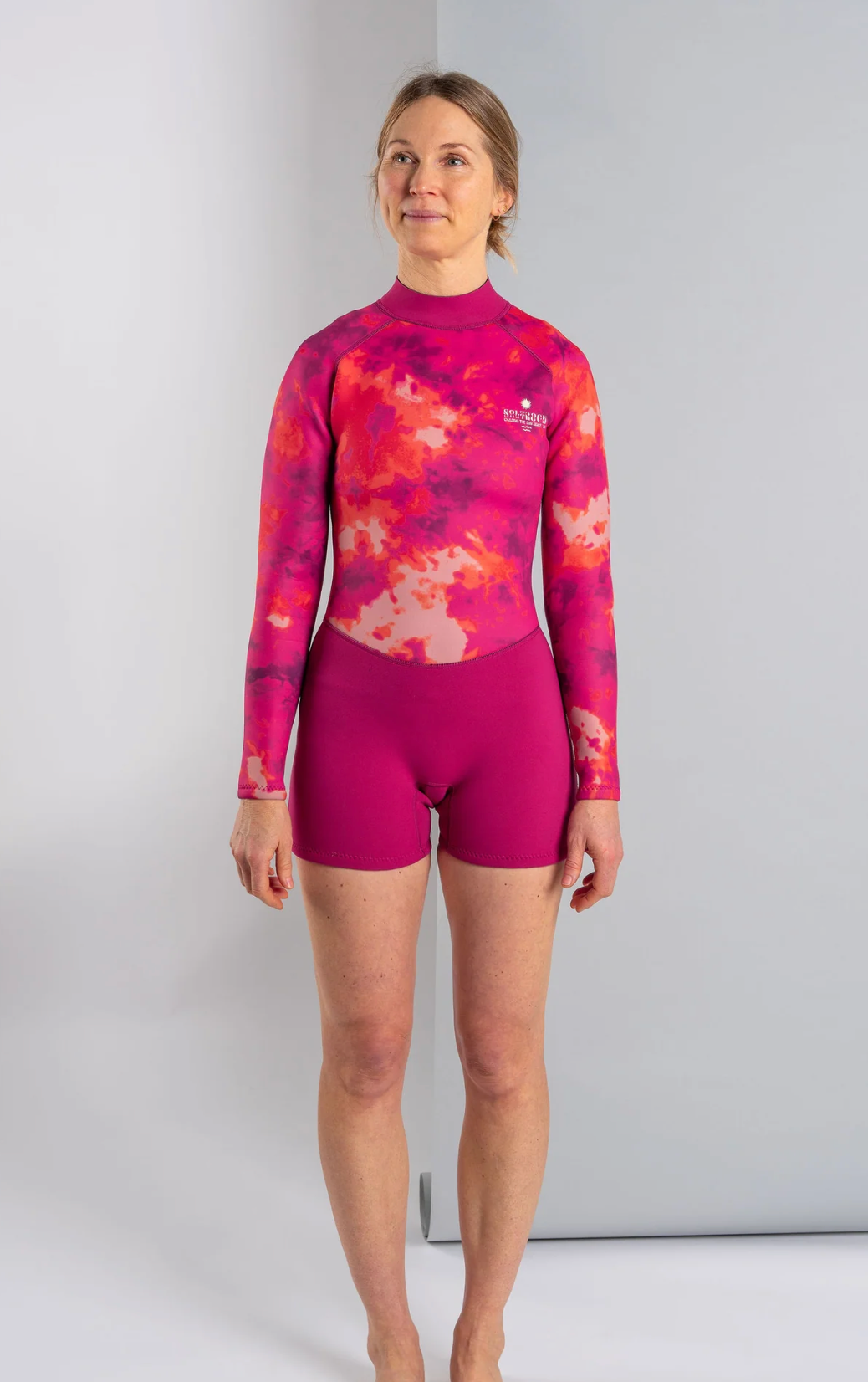 SALTROCK Peace Tie Dye - Womens Springsuit - Pink