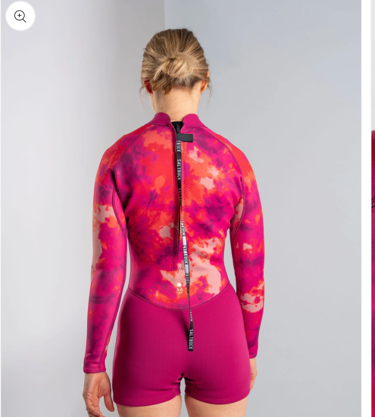 SALTROCK Peace Tie Dye - Womens Springsuit - Pink