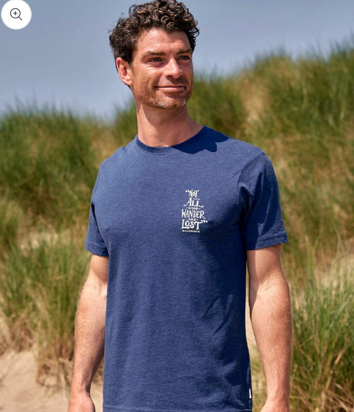 SALTROCK Lost Ships - Mens Short Sleeve T-Shirt - Navy