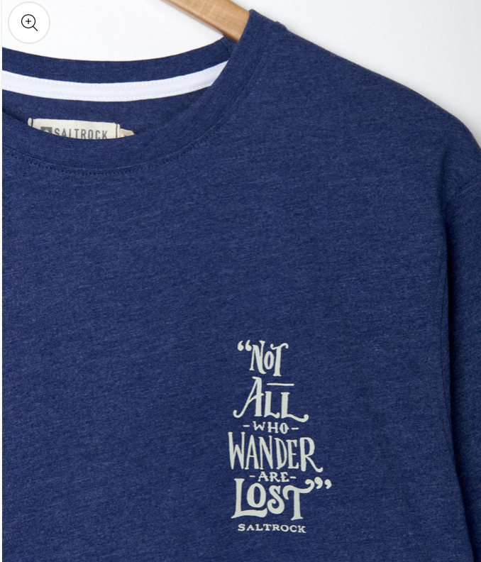 SALTROCK Lost Ships - Mens Short Sleeve T-Shirt - Navy