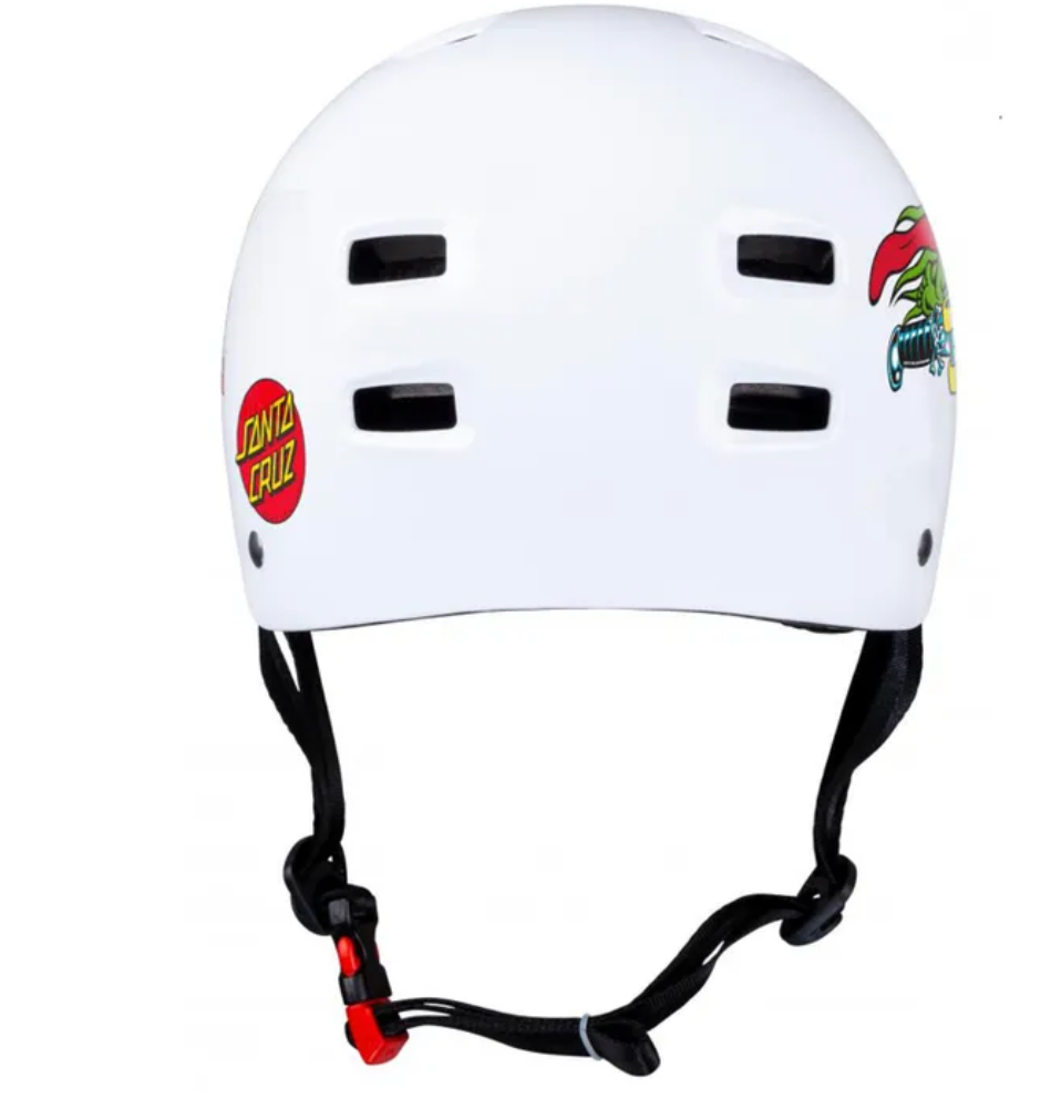 Bullet x Santa Cruz Slasher Youth Helmet - Gloss White