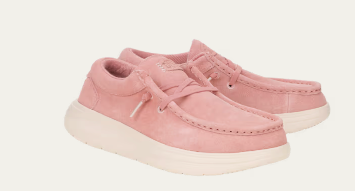 HEY DUDE Wendy COMF Suede - Rose - Shoes