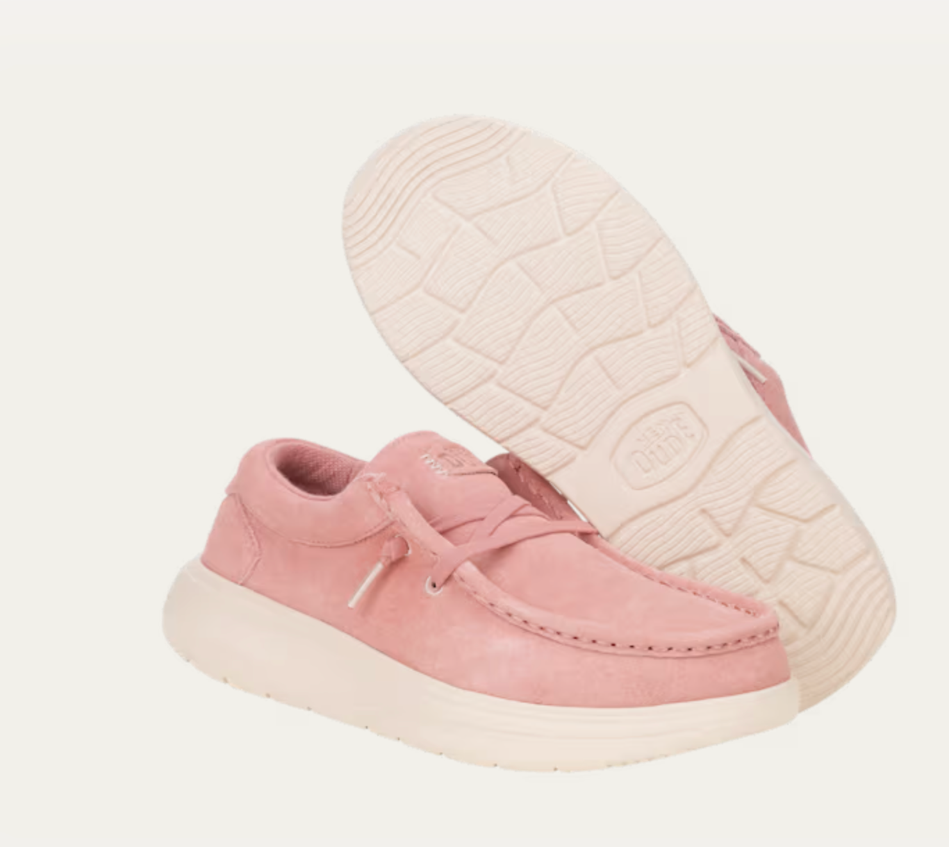 HEY DUDE Wendy COMF Suede - Rose - Shoes