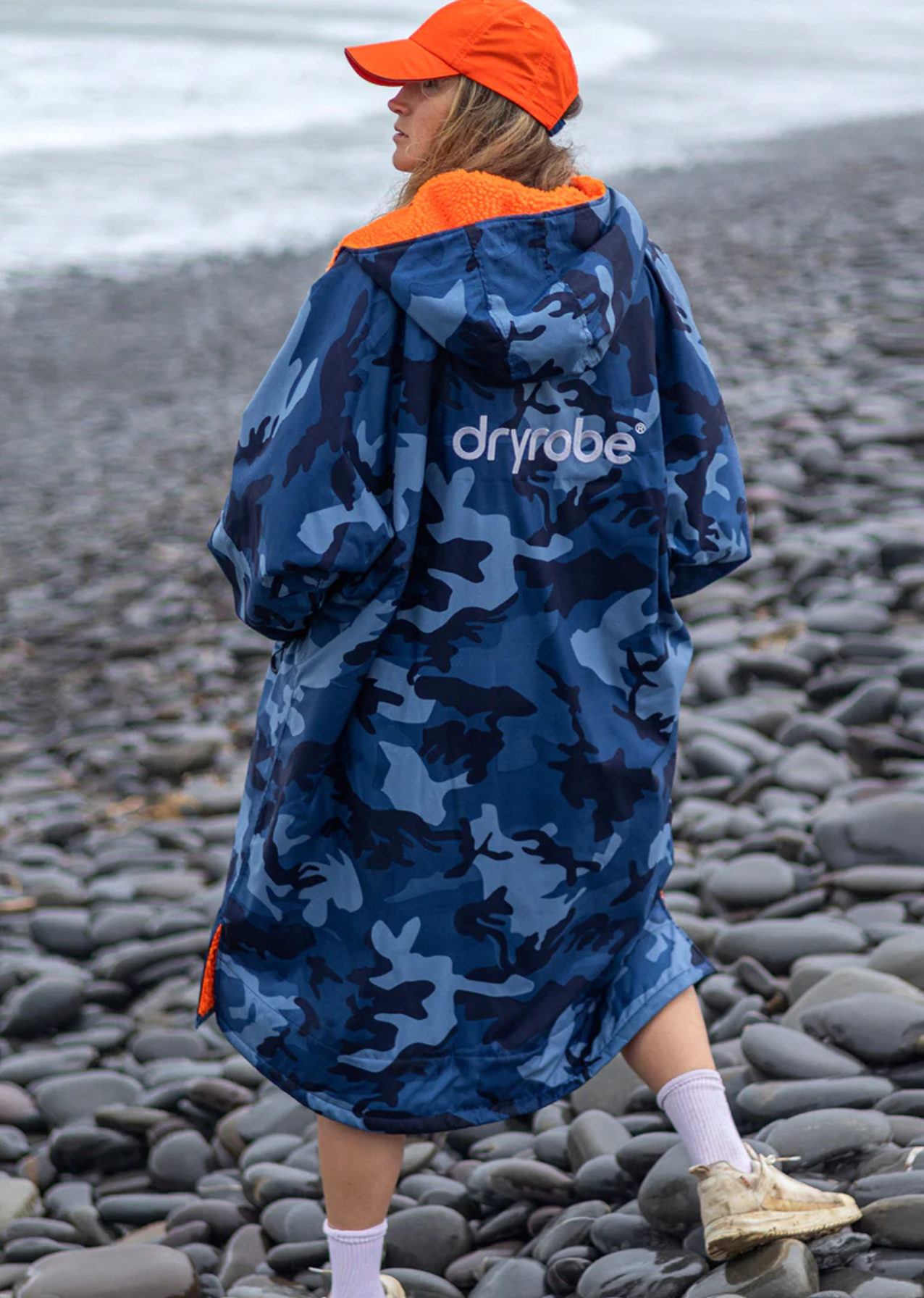Dryrobe Advance Long Sleeve blue/camo