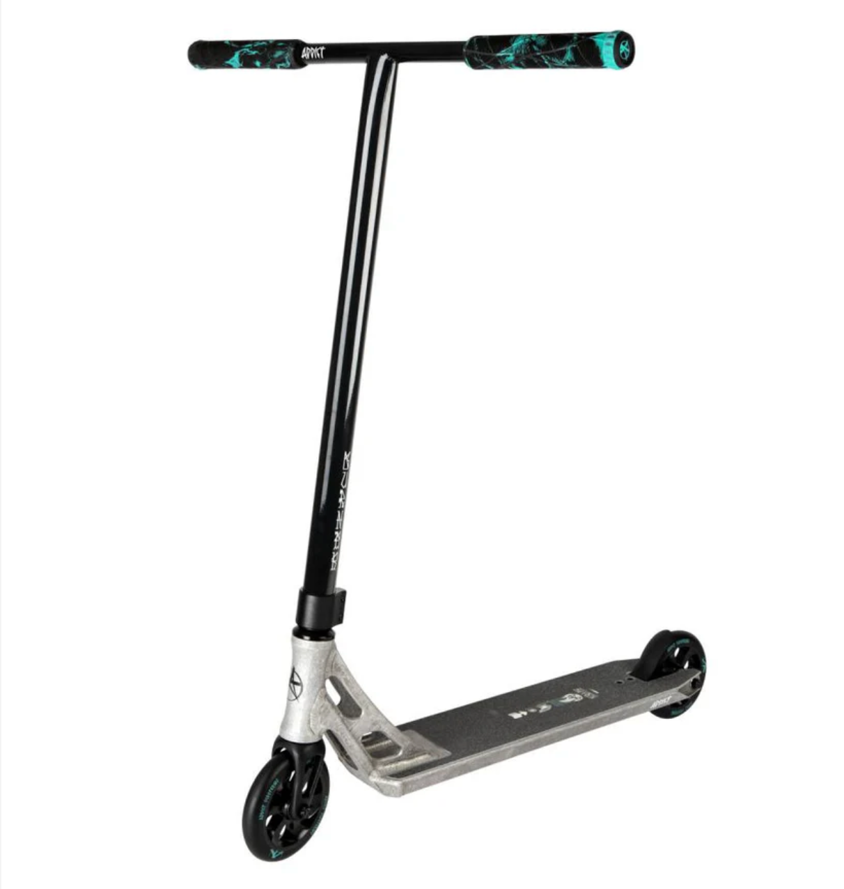 Addict burner complete stunt scooter - black / raw