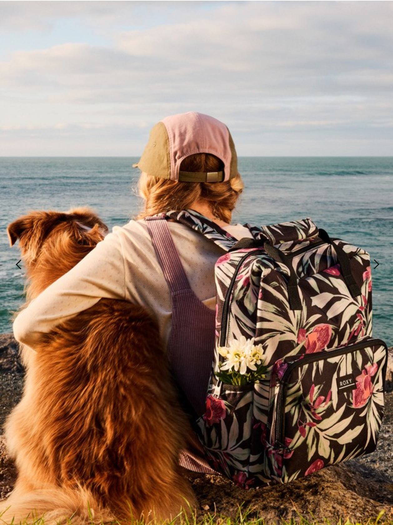 Better With Sun Printed - Medium Backpack for Women