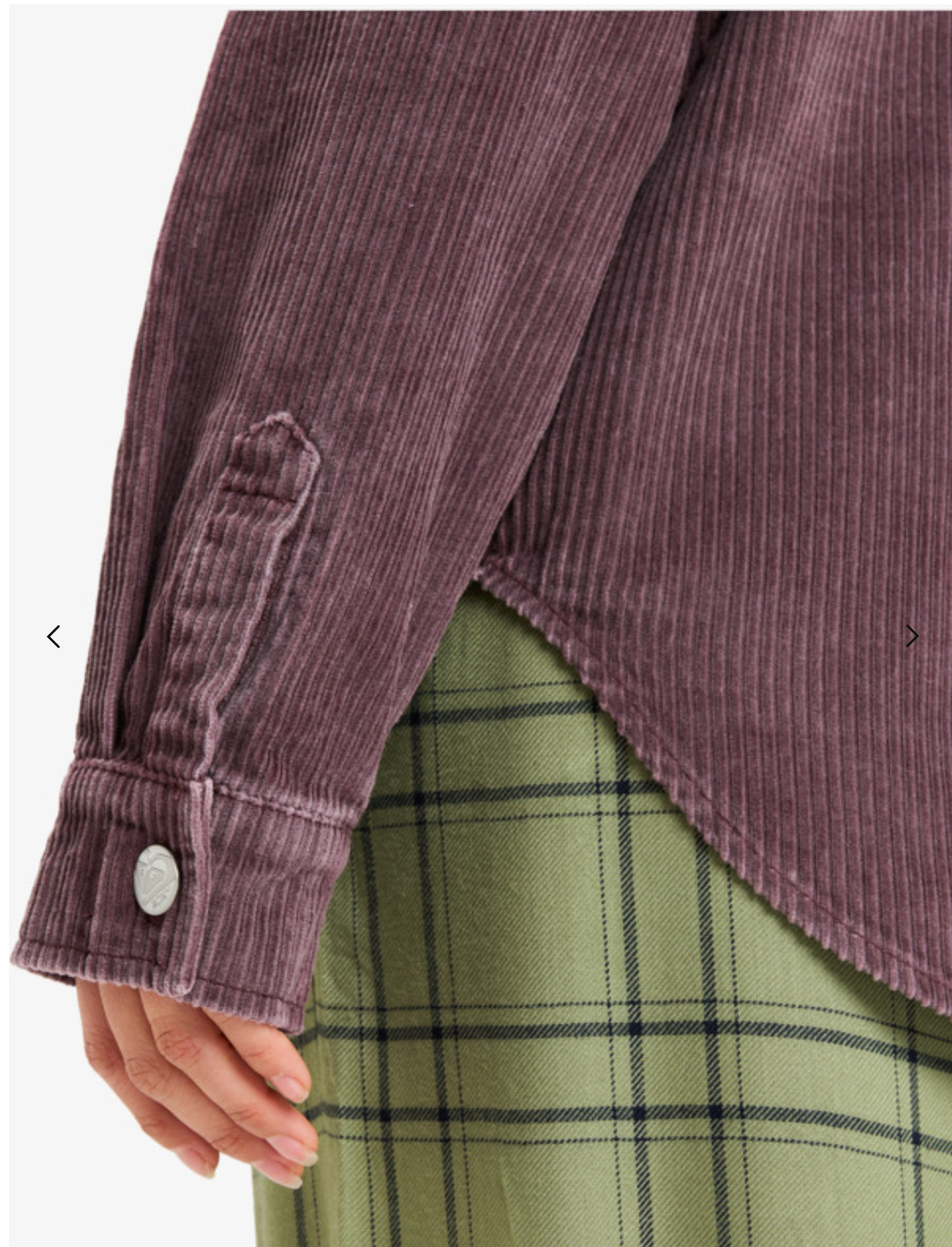 Kick Back Washed - Oversized Corduroy Jacket for Women