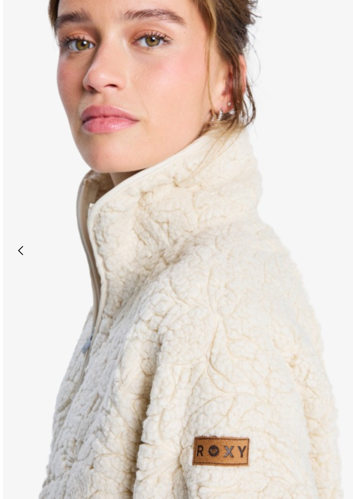 Blurry Cloud - Full Zip Relaxed Fleece for Women