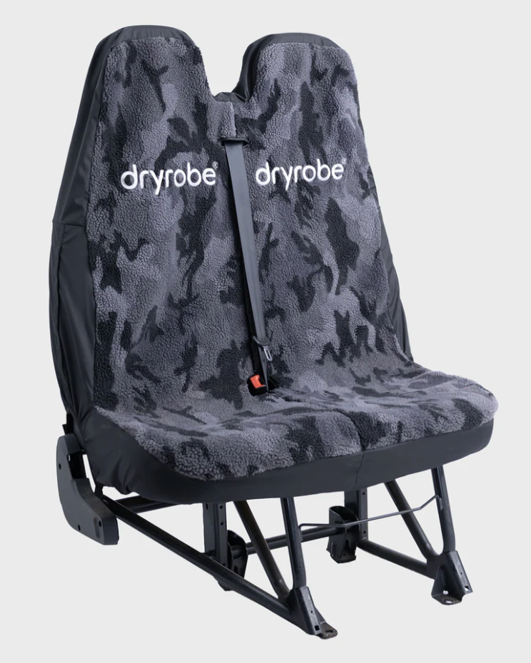 Dryrobe Camo Black Double Van Seat Cover