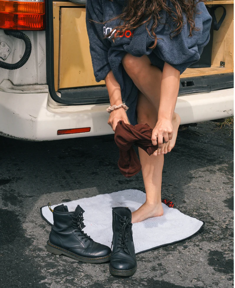 Dryrobe Black Grey Changing Mat