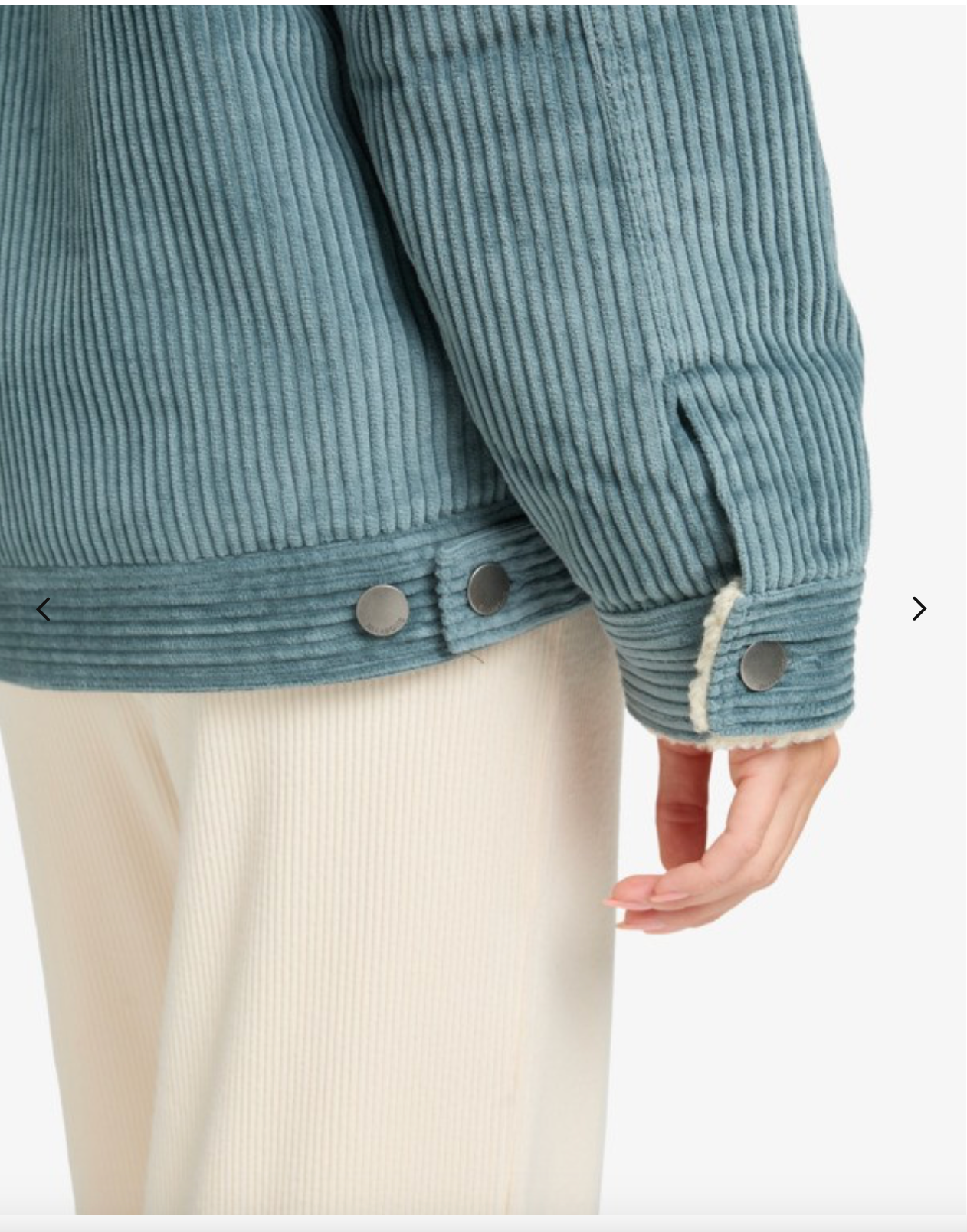 Billabong Cord In Love - Trucker Jacket for Women