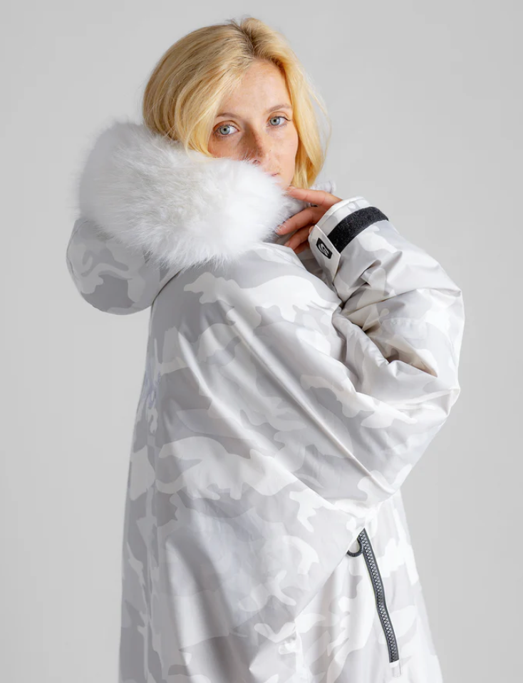 Alpine White Camo Advance Changing Robe