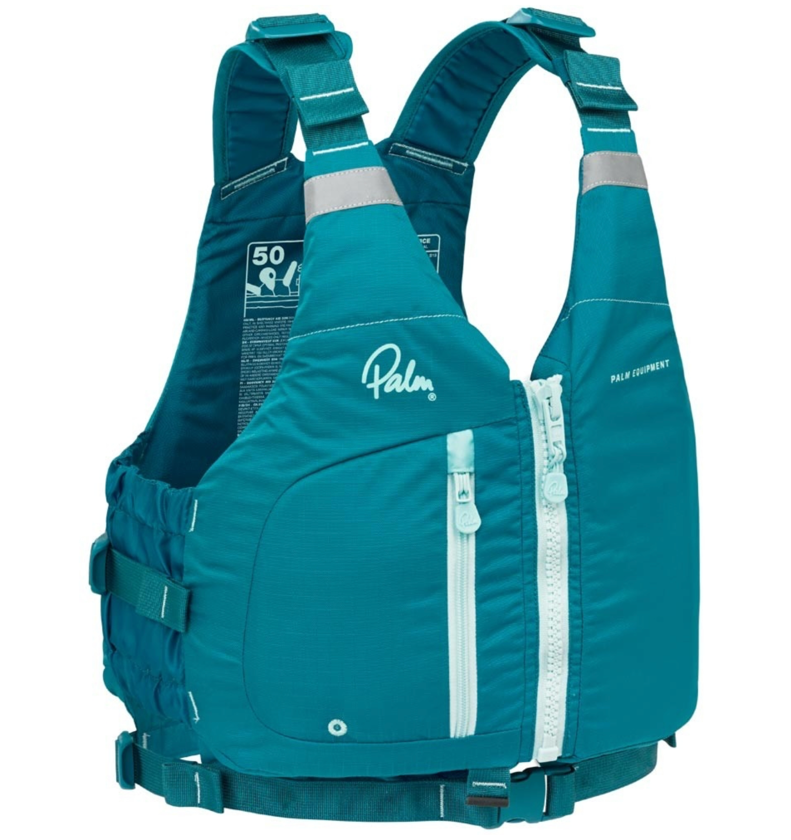 Palm Meander women's PFD - teal