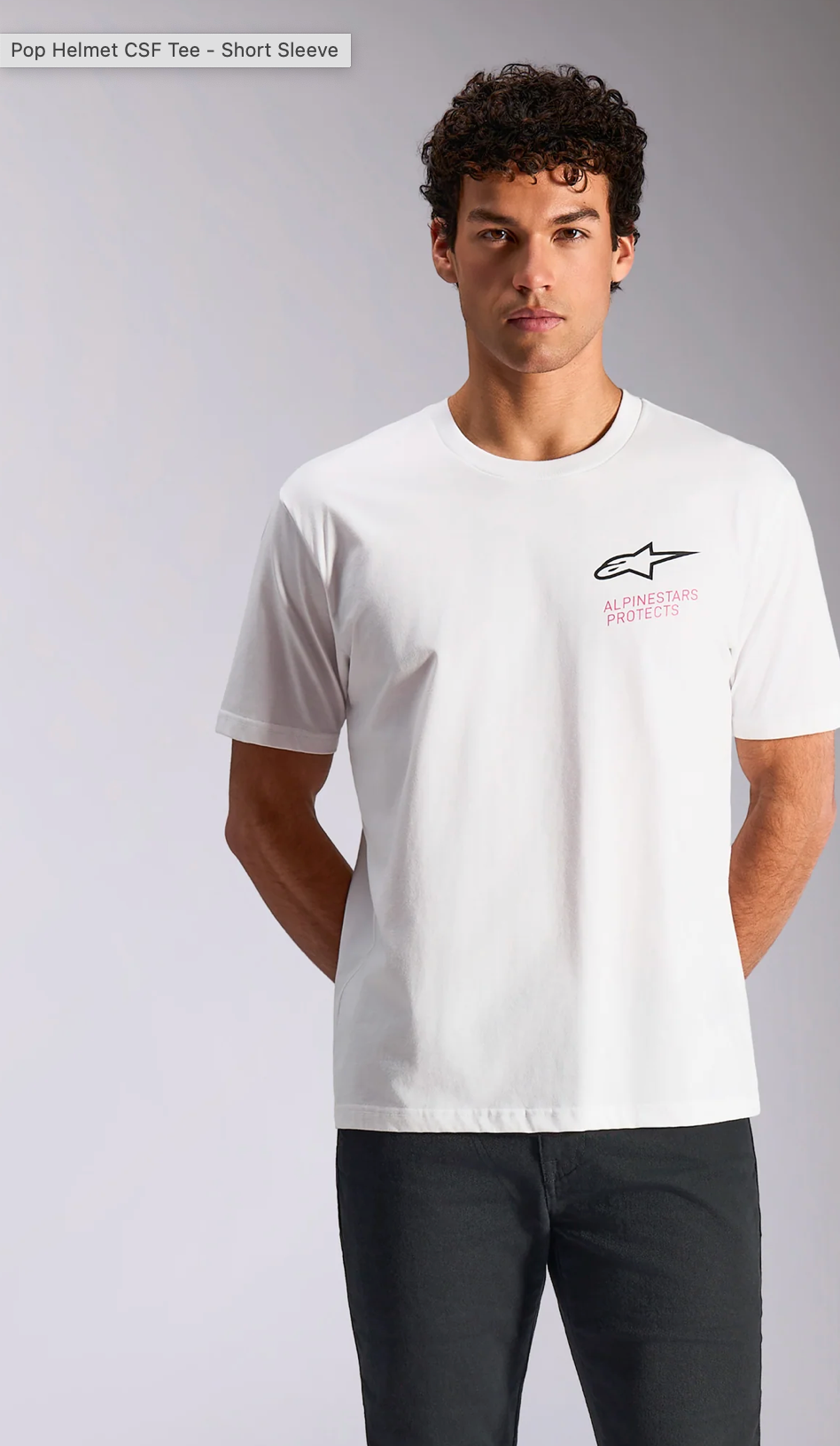 Alpinestars Pop Helmet CSF Tee - Short Sleeve - SALE -