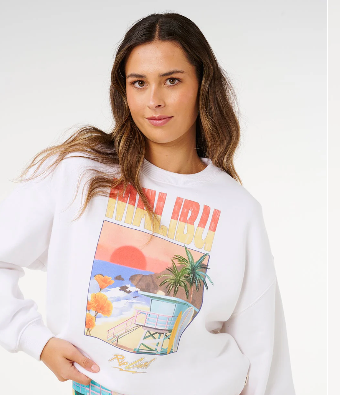 Rip Curl Hayley Oversize drop shoulder crew