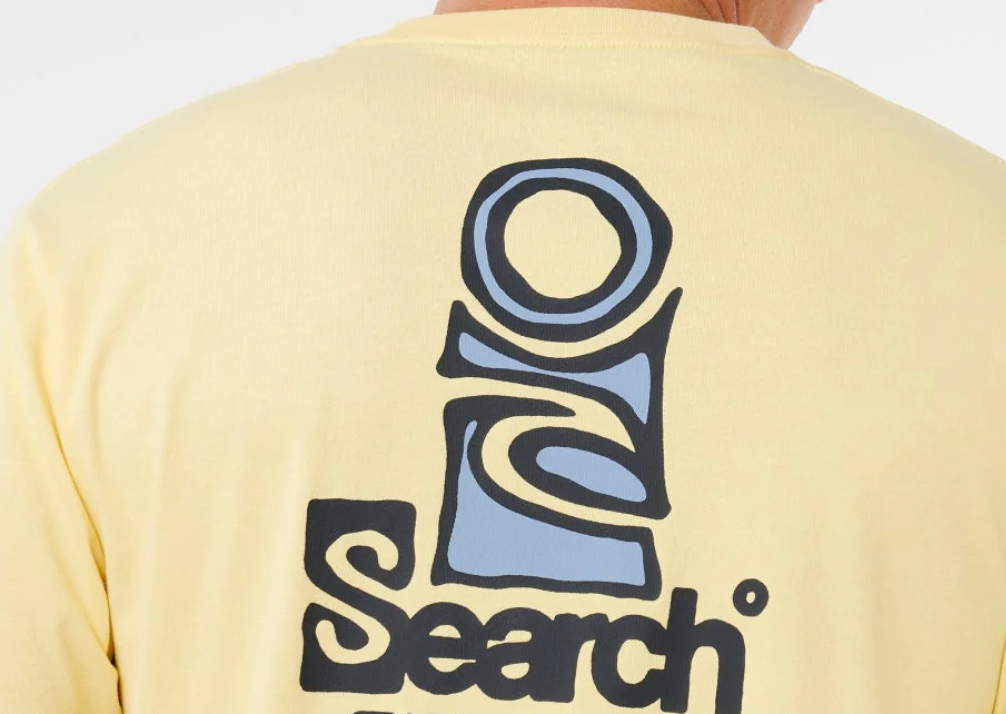 Rip Curl vaporcool search stacked t-shirt