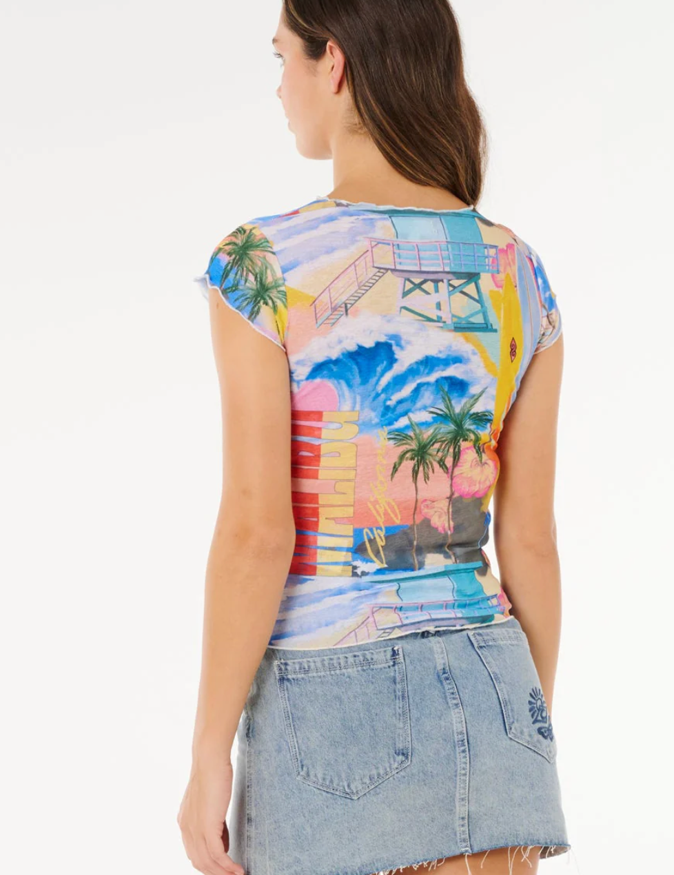Rip Curl malibu sheer t-shirt