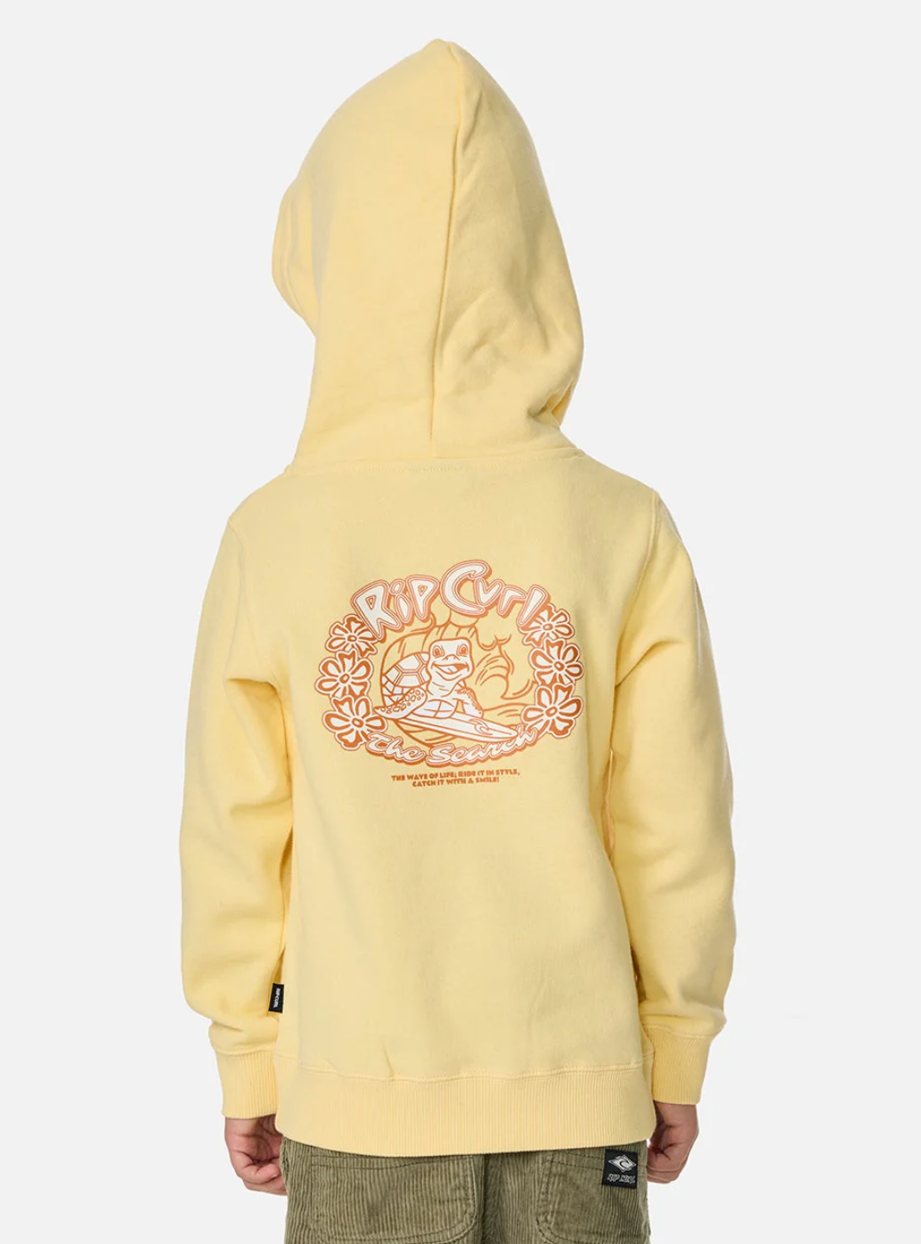 Rip Curl boys ride the wave art hoodie