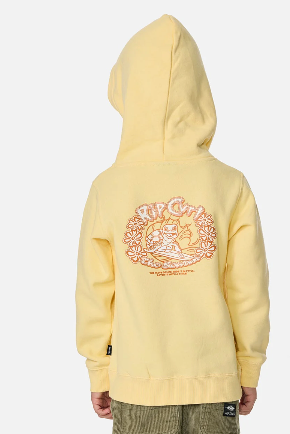 Rip Curl boys ride the wave art hoodie