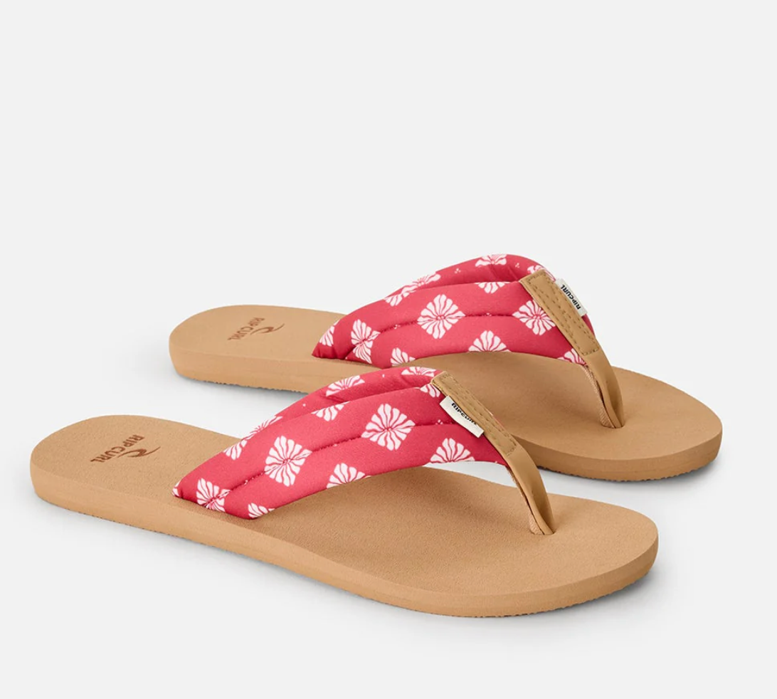 Rip Curl freedom plush bloom sandals
