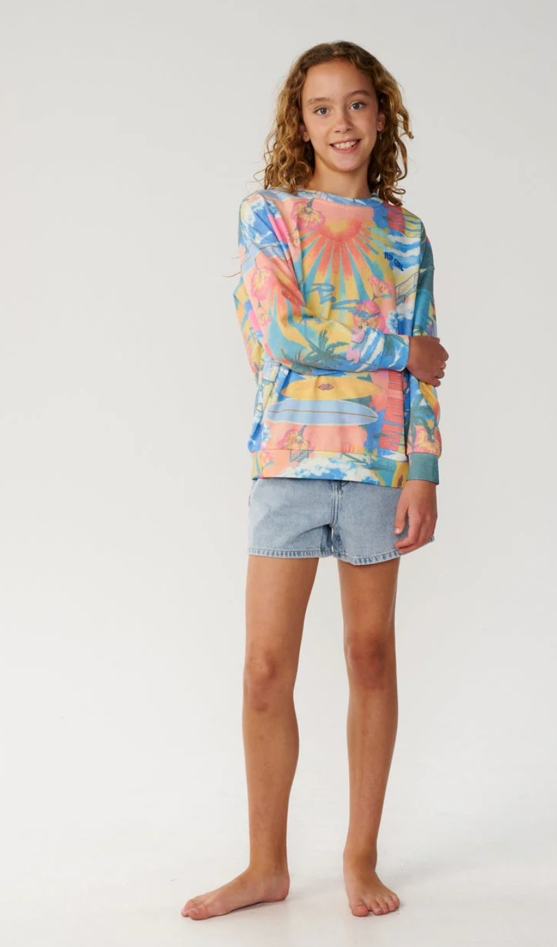 Rip Curl surf side relaxed crew jumper