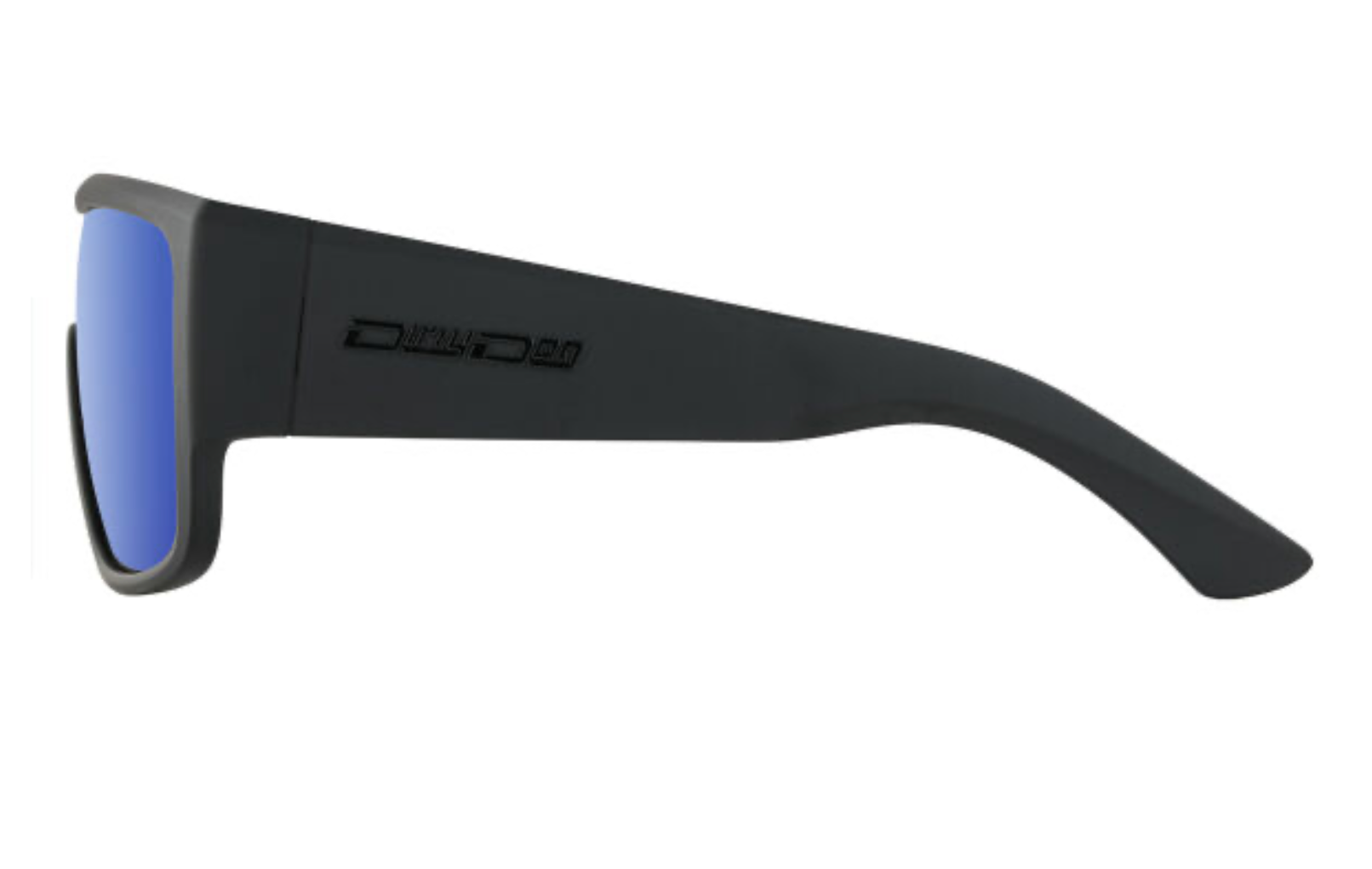 Dirty Dog GREY/BLUE MIRROR POLARISED / SATIN BLACK - 53816 -