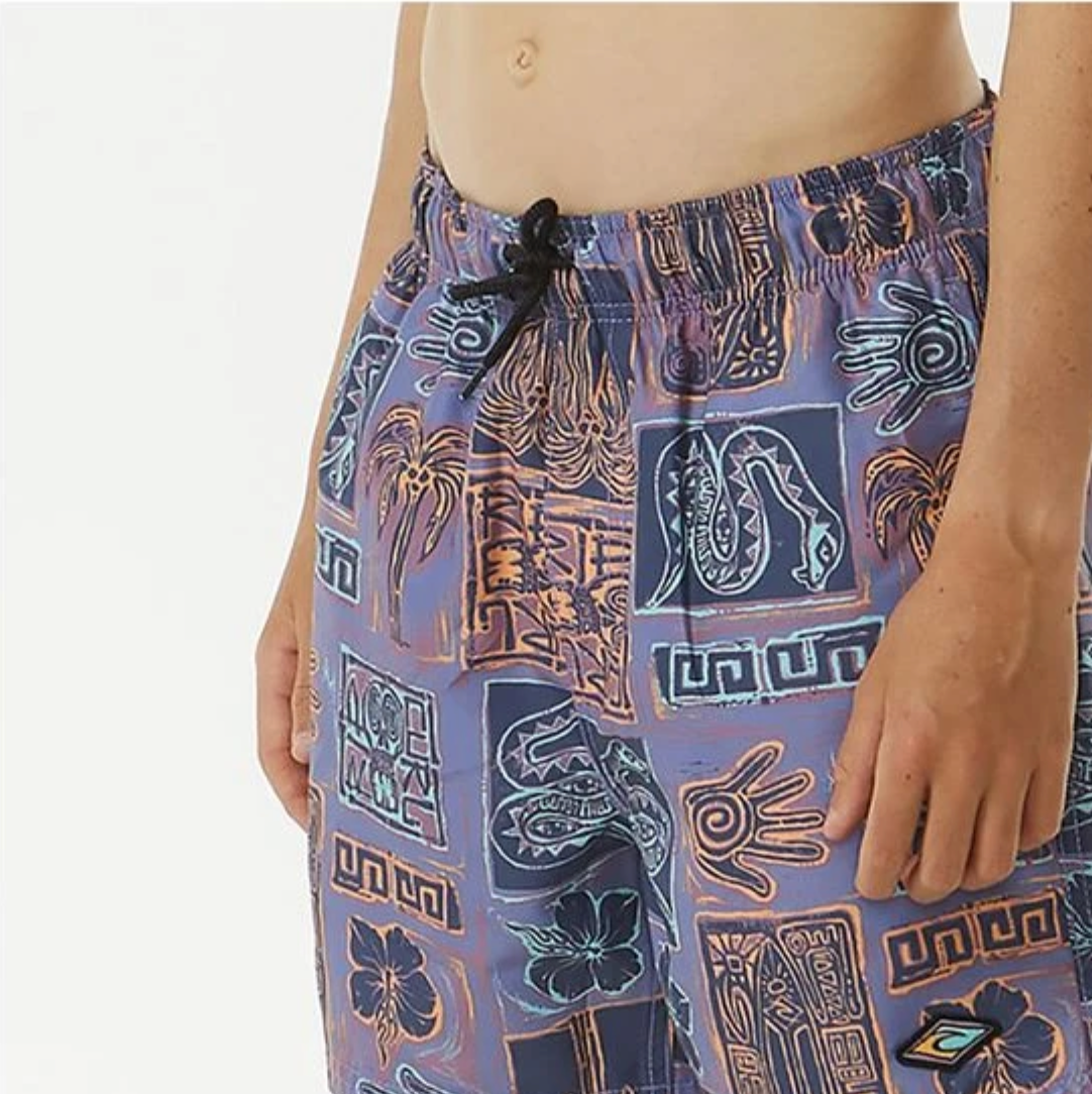 Rip Curl Boys Lost Island Tile Volley Short