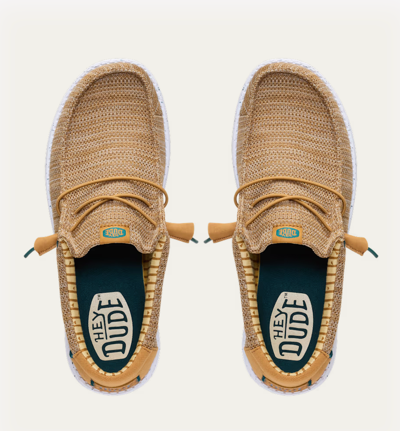 DUDE Wally Stretch Sox - Bone Brown / Multi