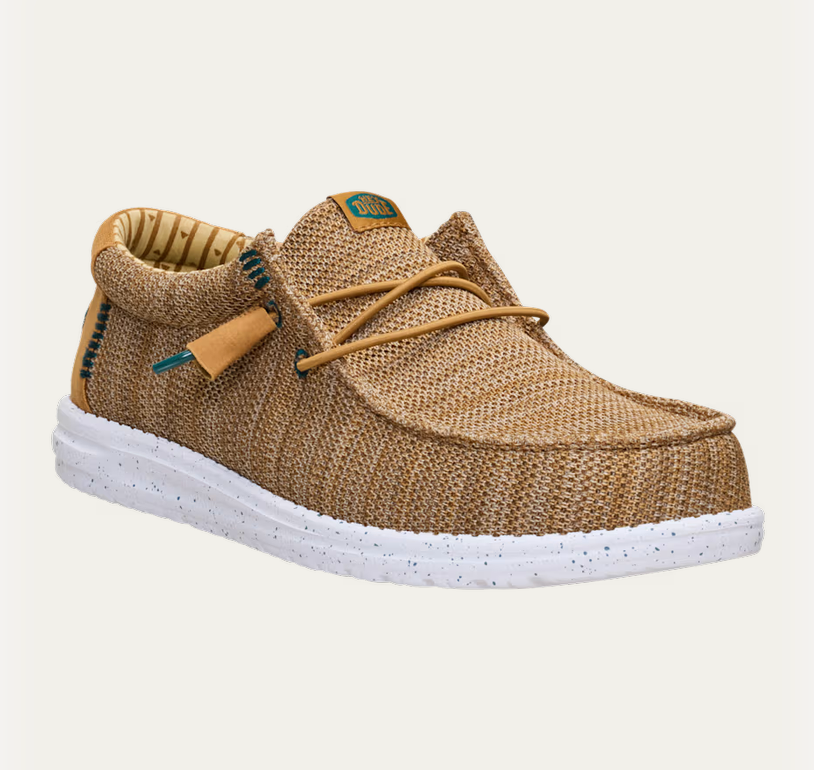 DUDE Wally Stretch Sox - Bone Brown / Multi