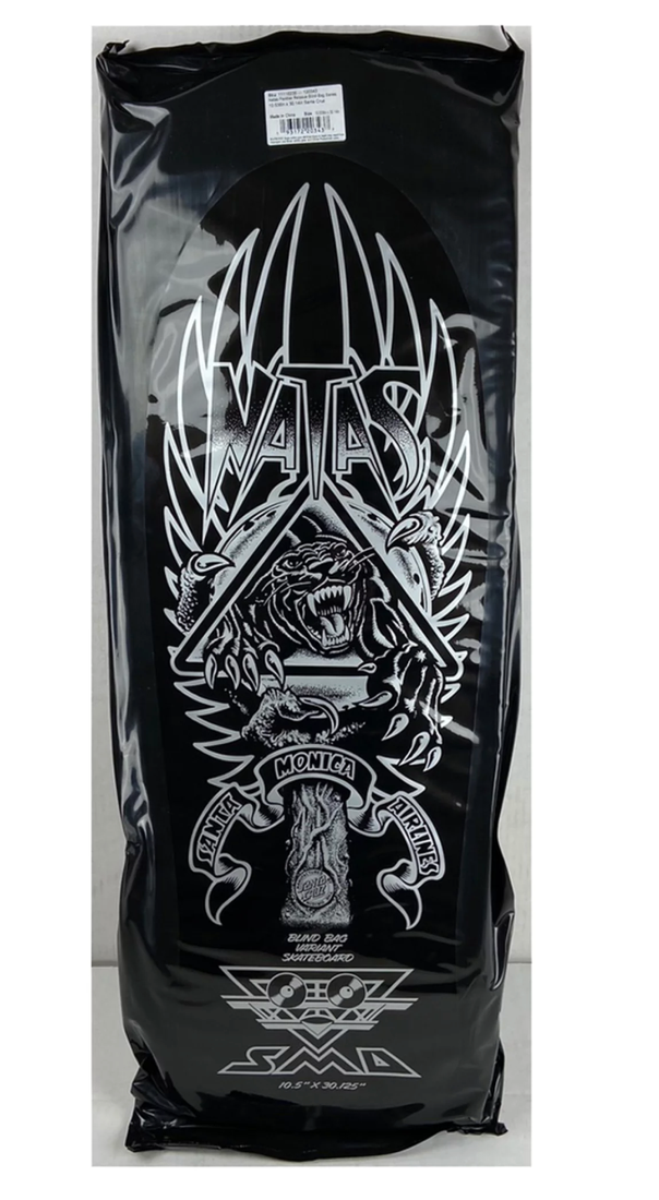 Santa Cruz SMA Natas Panther Reissue Skateboard Deck Blind Bag Silver Foil