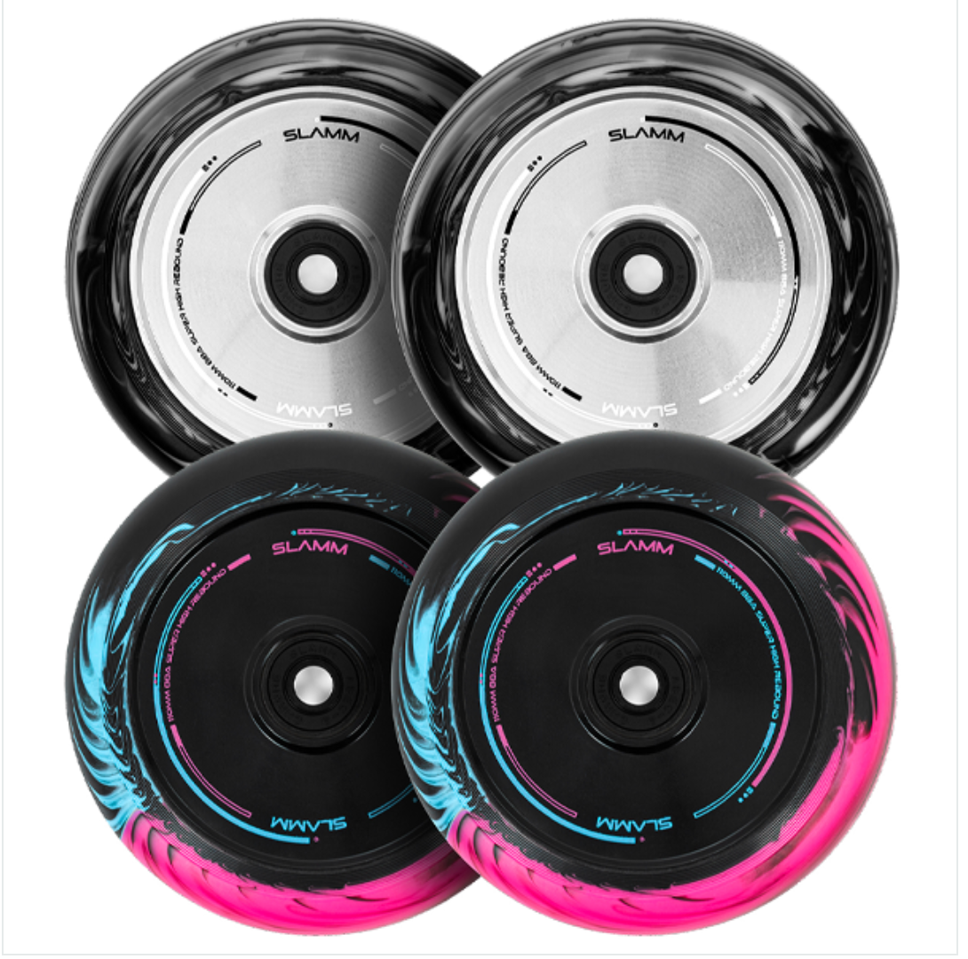 SLAMM 110MM SWIRL HOLLOW CORE WHEELS - PAIR