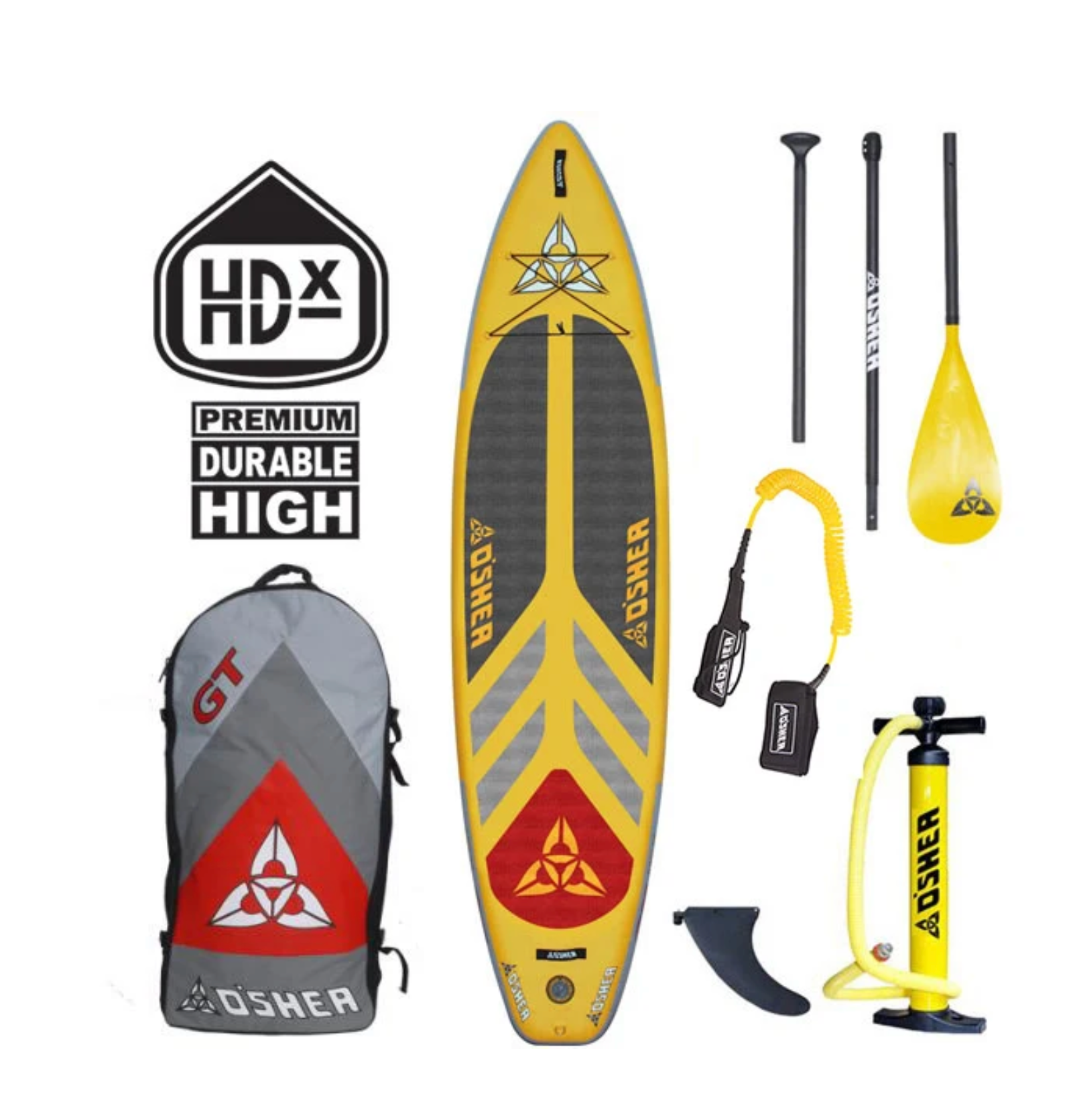 O'SHEA 11'2" GT HDX INFLATABLE SUP PACKAGE