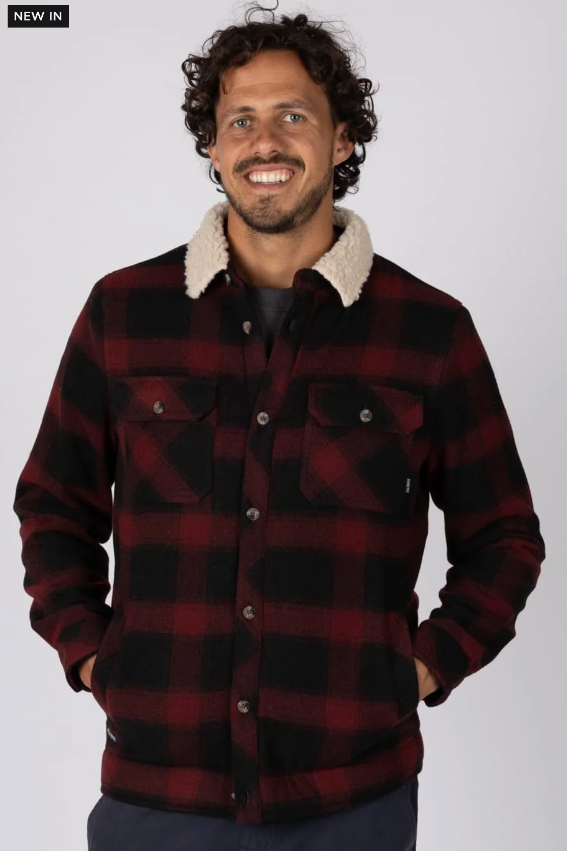 SALTROCK Fisher Mens Borg Lined Shacket