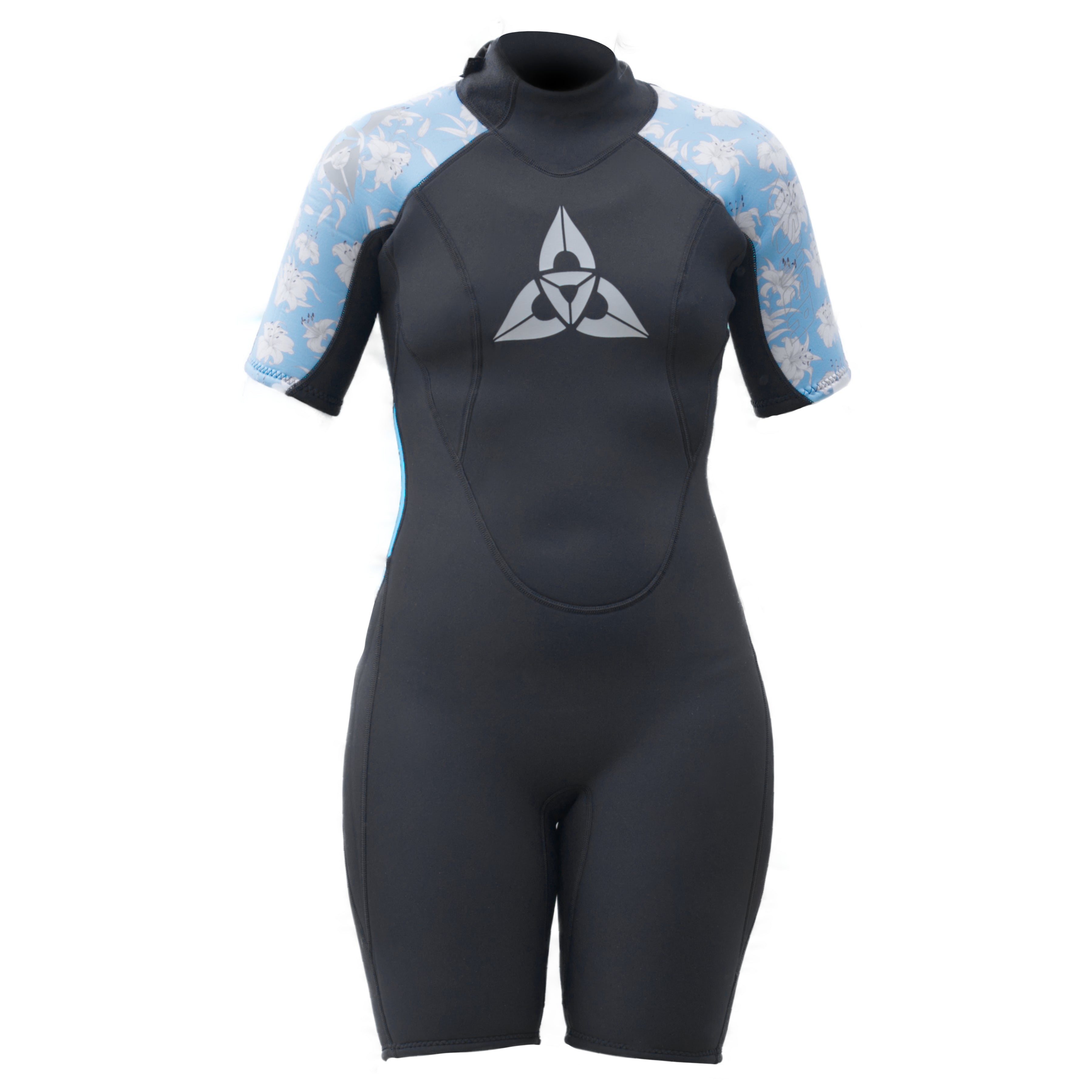 O'Shea Womens Halo Shortie 3/2Mm Wetsuit- Flower -