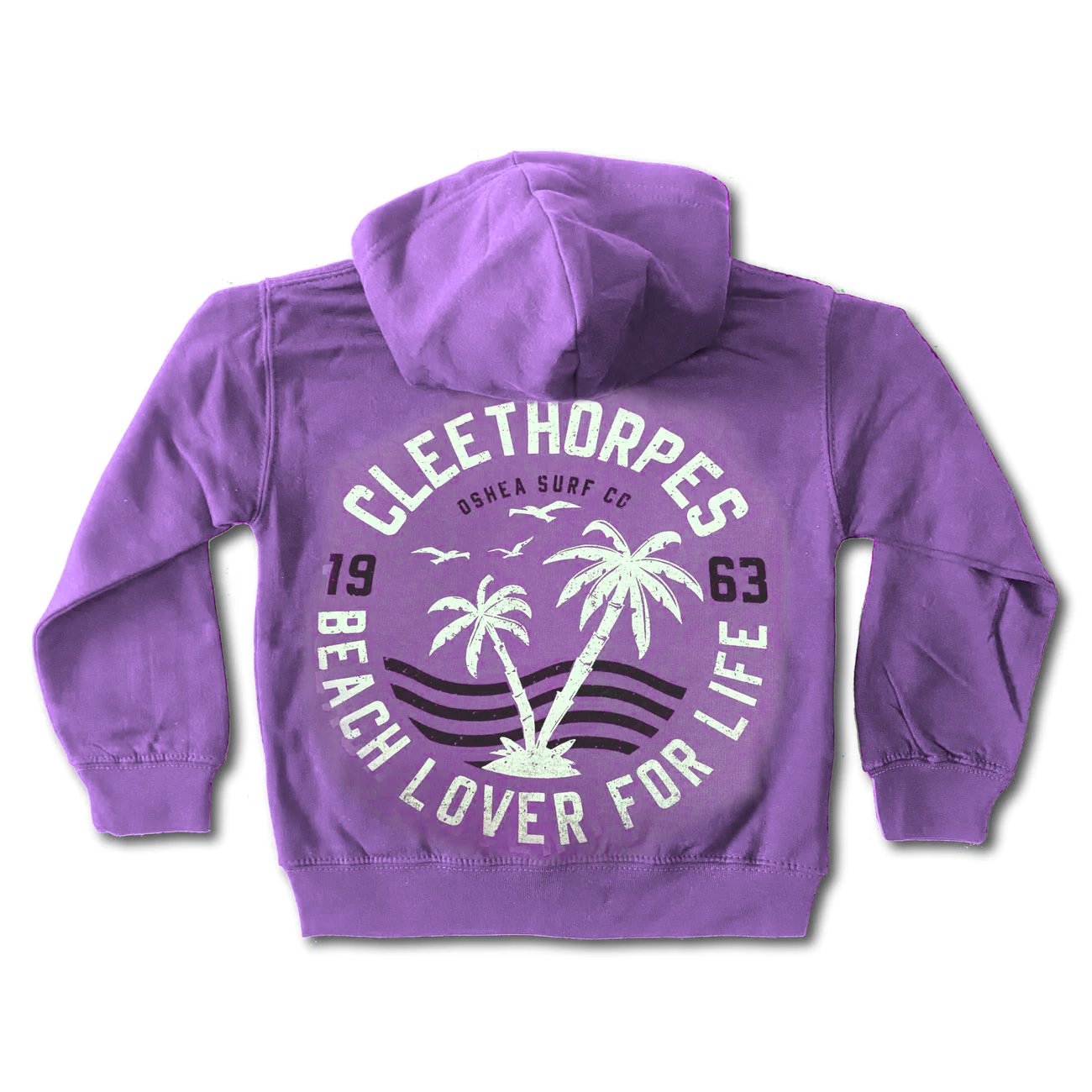 Cleethorpes Kids Lilac- Beach Lover -Zip