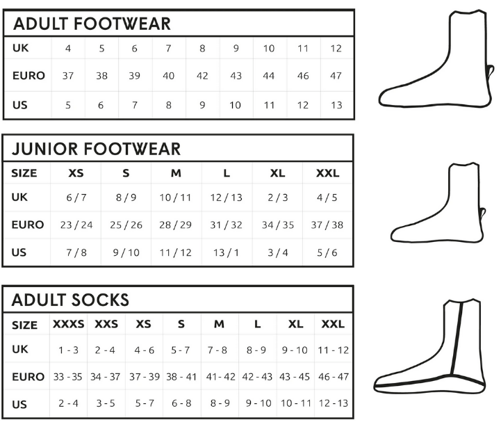 C-Skins Junior Legend 3.5Mm Zipped Round Toe Wetsuit Boots