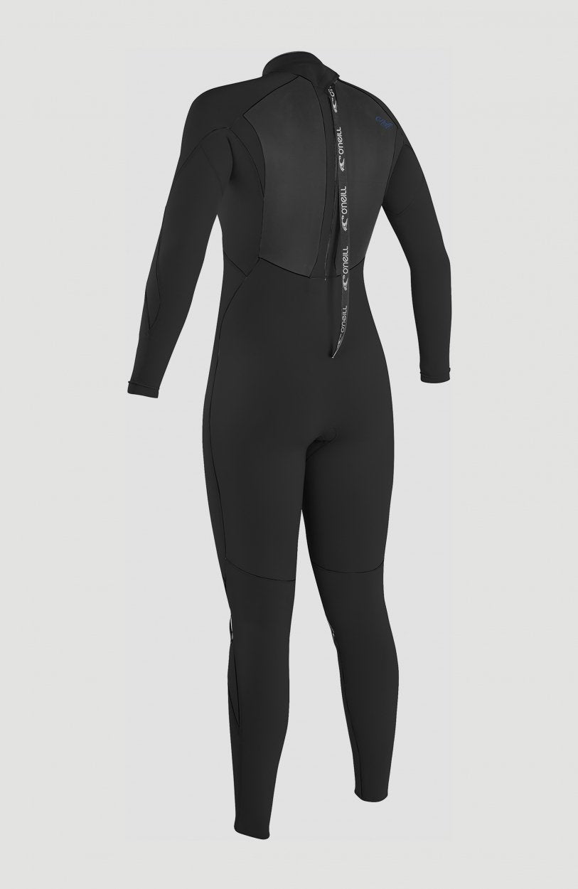 O'Neill Women'S Epic 5/4 Back Zip Full Wetsuit -All Black -4218B