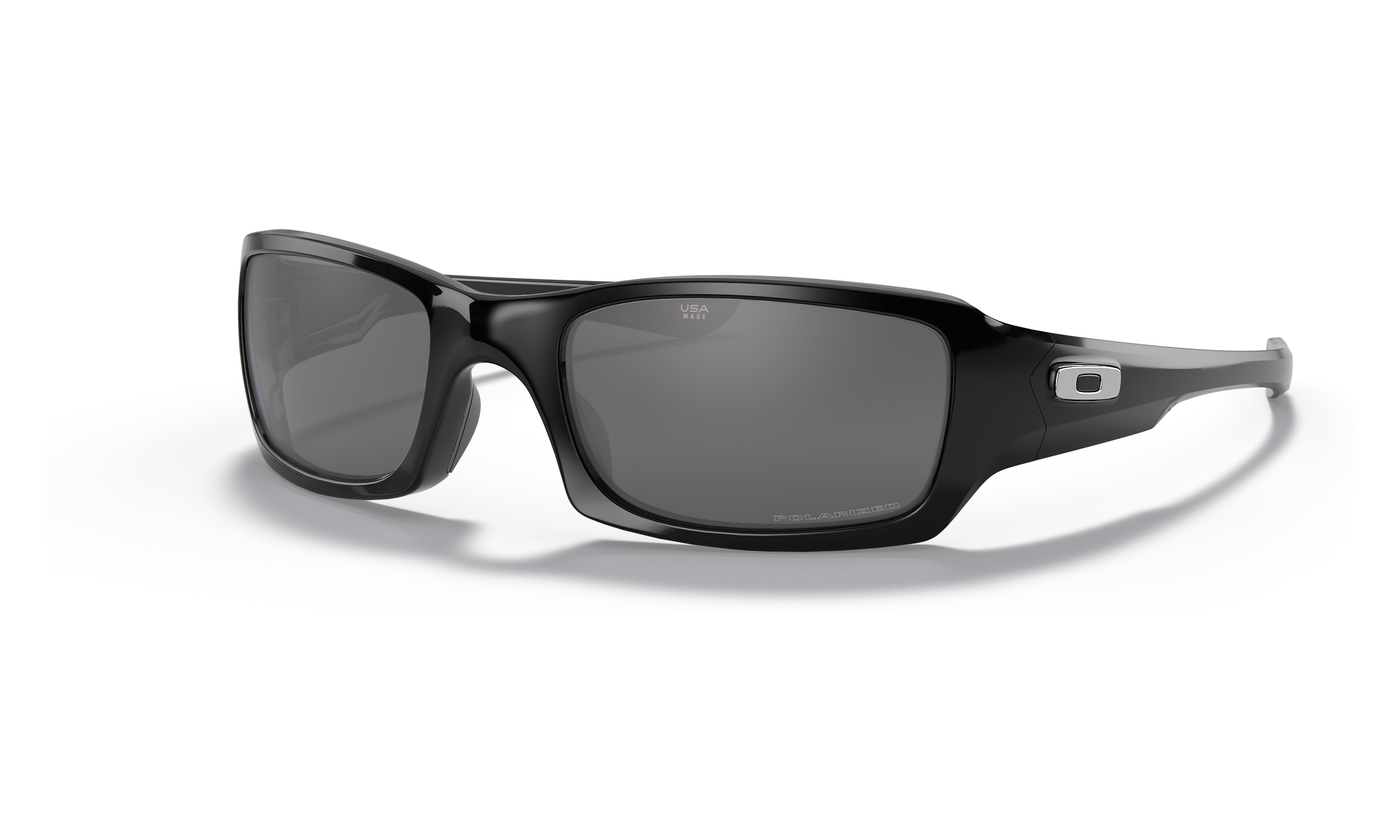 Oakley Fives Squared Polished Black With Black Iridium Polarised