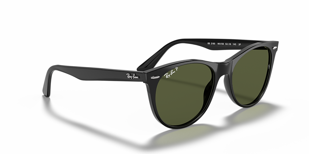 Ray Ban Wayfarer Ii Rb2185 Black G-15 Polarised Sunglasses