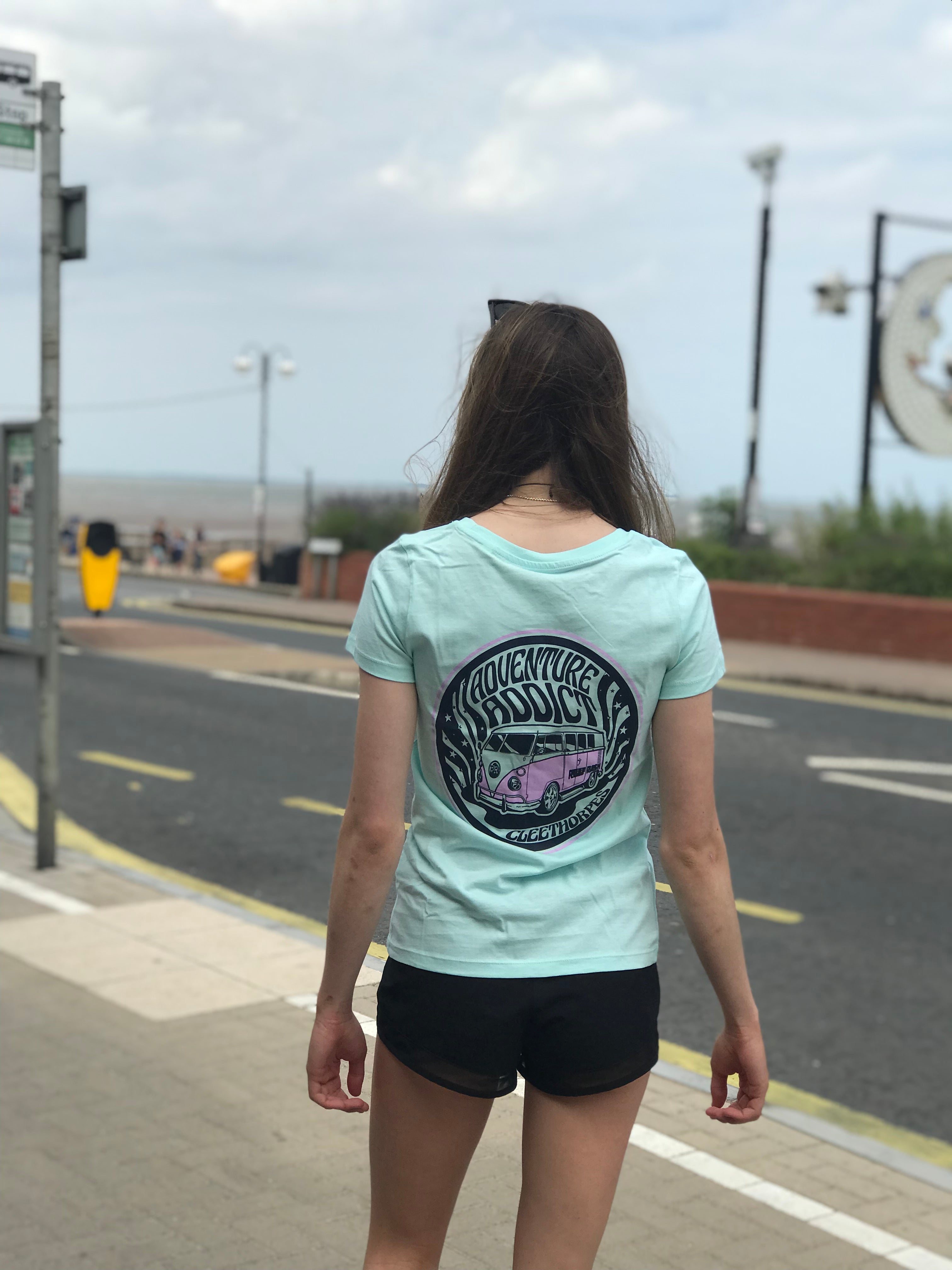 Cleethorpes Women'S "Adventure Addict" T-Shirt