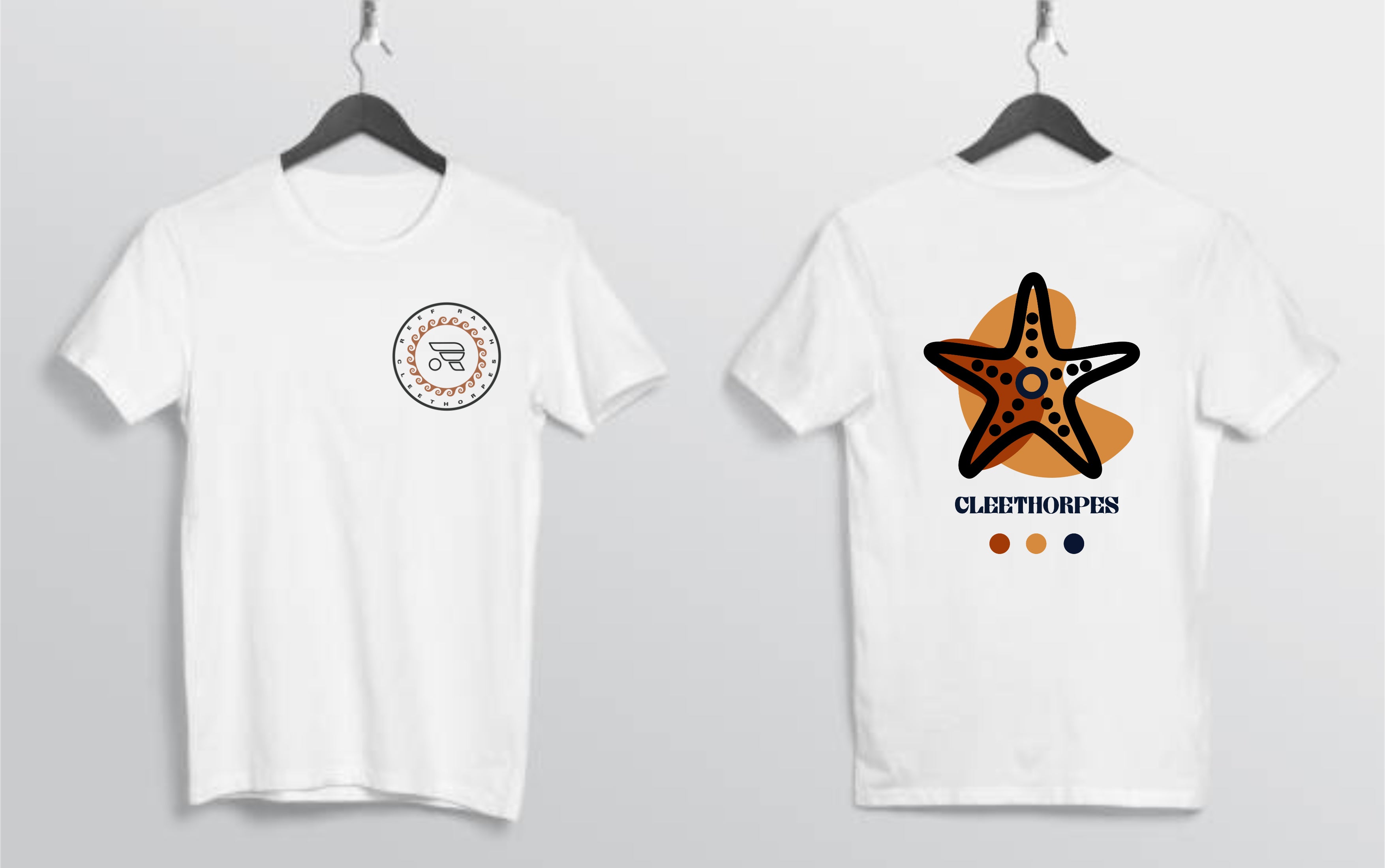 Kids Cleethorpes Starfish T-Shirt -White -
