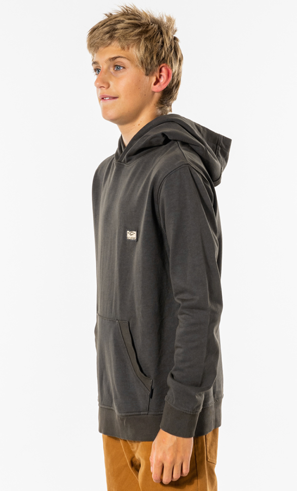 Rip Curl Boys Original Surfers Hood Boy Fleece - Washed Black =SALE=