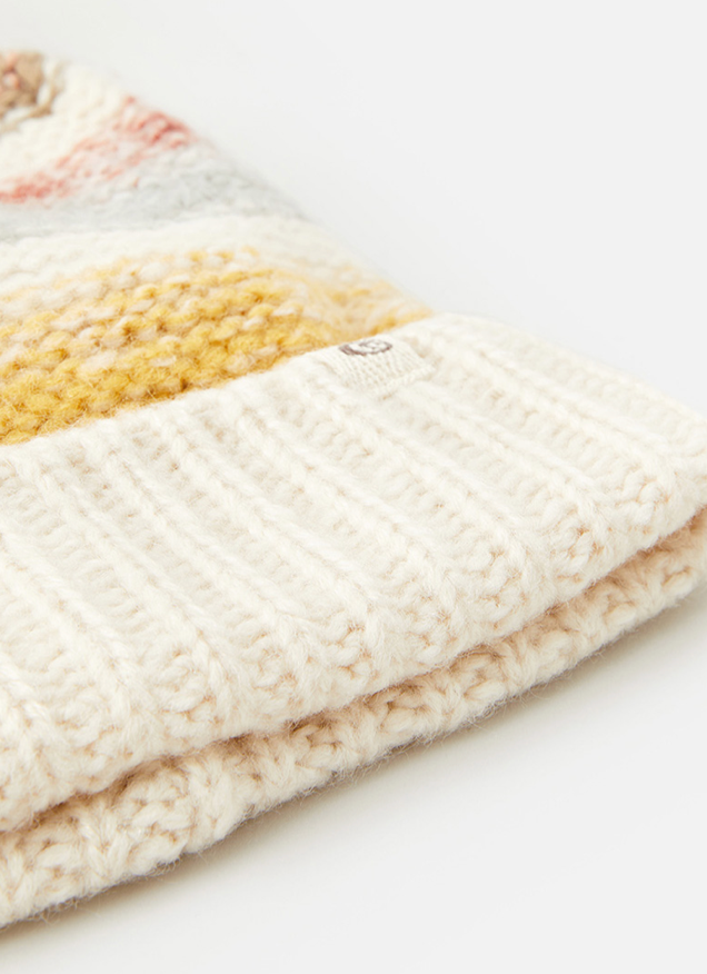 Rip Curl Ladies Drifter Stripe Beanie - Off White===SALE===