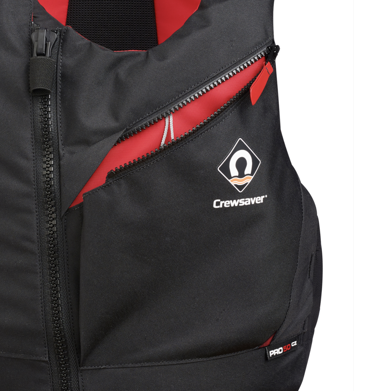 Crewsaver Pro 50N Cz Buoyancy Aid - Blk/Red