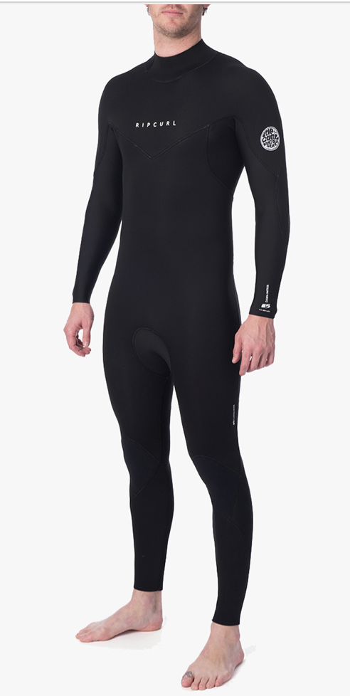 Rip Curl Dawn Patrol 5/3Gb Back Zip Wetsuit - Black