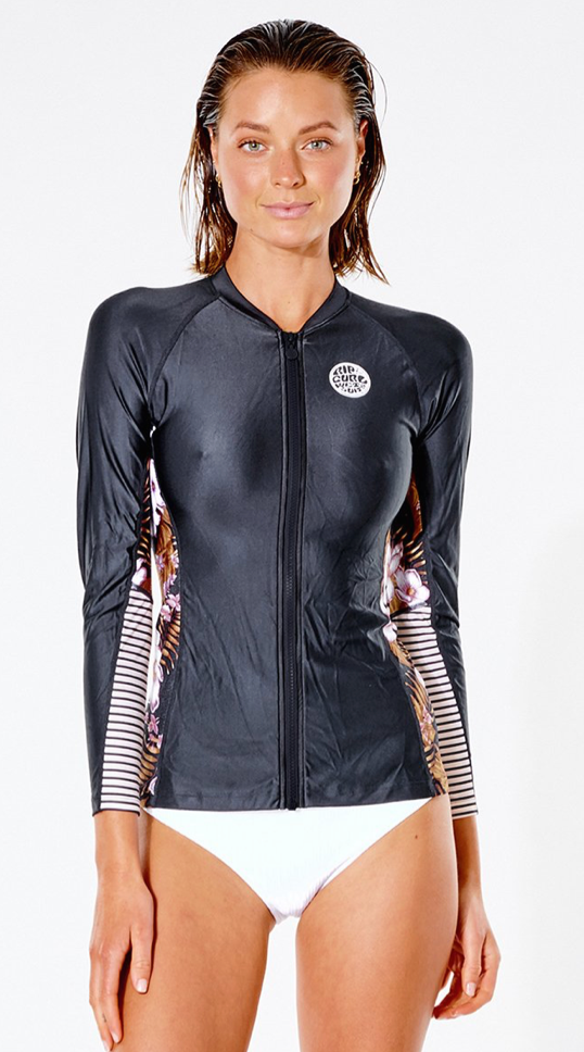 Rip Curl Playabella Long Sleeve Zip Rash Vest