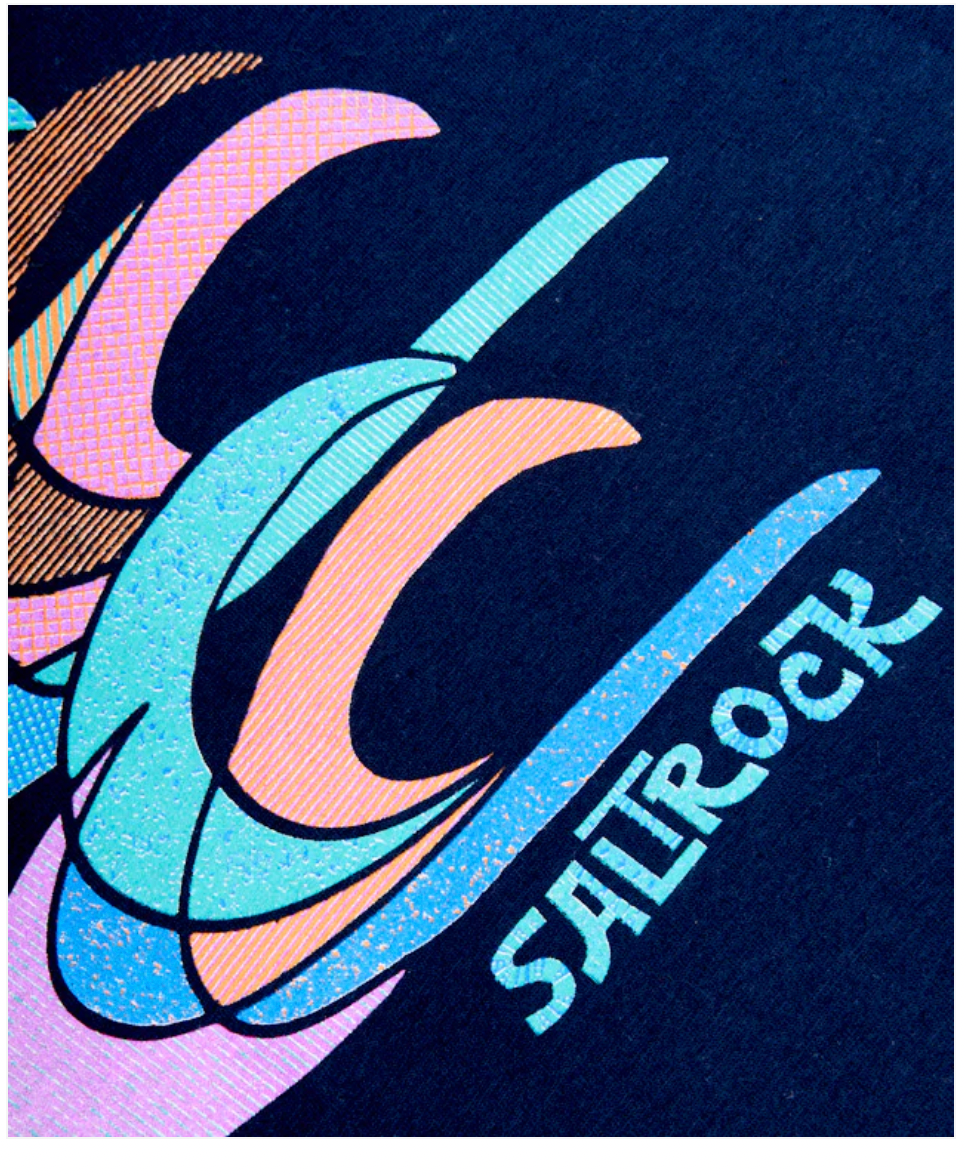 Saltrock Wave Overlap - Boys Short Sleeve Tee - Blue