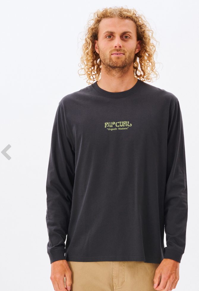 Rip Curl Salt Water Culture Organic Long Sleeve Tee- -