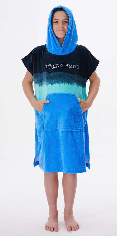 Rip Curl Printed Hooded Towel Poncho Boy