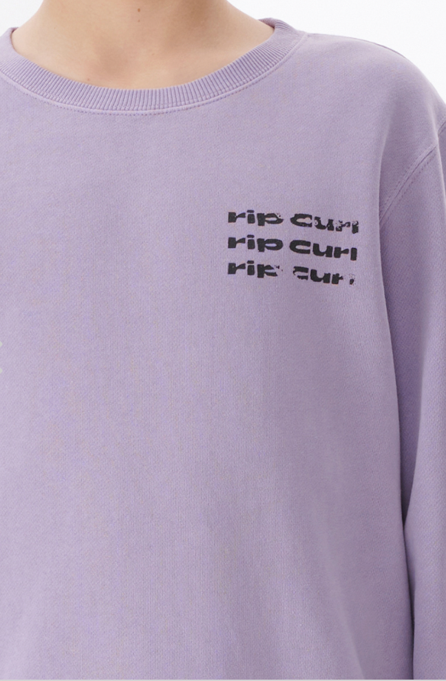 Rip Curl Cosmic Tides Logo Crew Boy